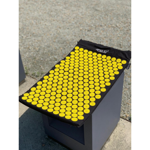 Мат для иглоукалывания  4FIZJO Classic Mat Аппликатор Кузнецова Black/Yellow - фото №2